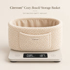 Cirevom™ Cozy Bouclé Storage Basket: scale image