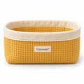 Cirevom™ Mustard Yellow Waffle Storage Basket front